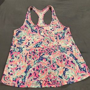 Lilly Pulitzer luxletic razor back shirt small